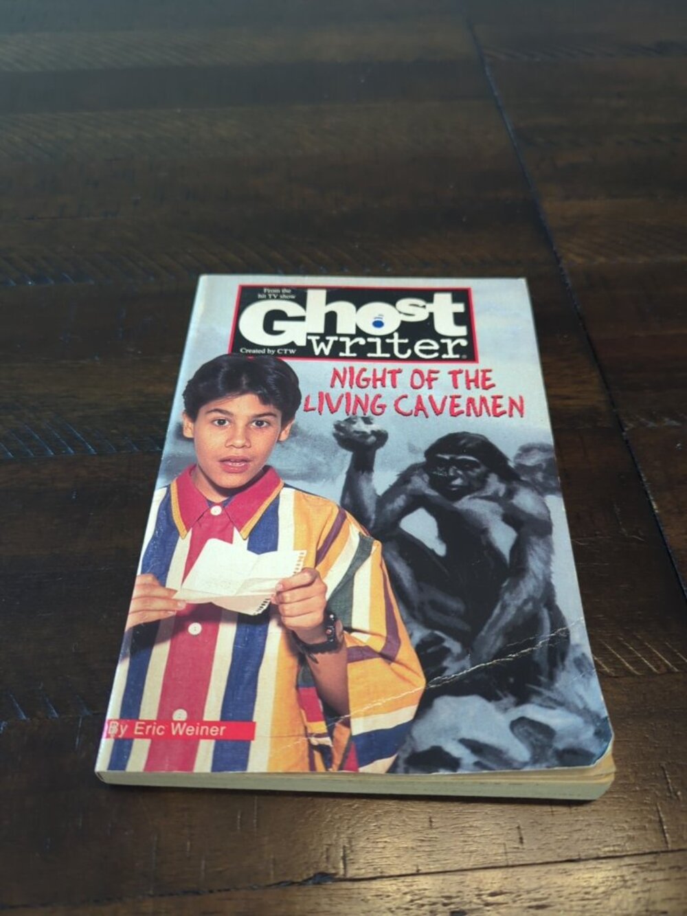 Ghost Writer pb BOOK novel Night Of The Living Cavemen